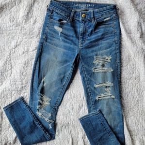 AE Ripped Skinny Jeans